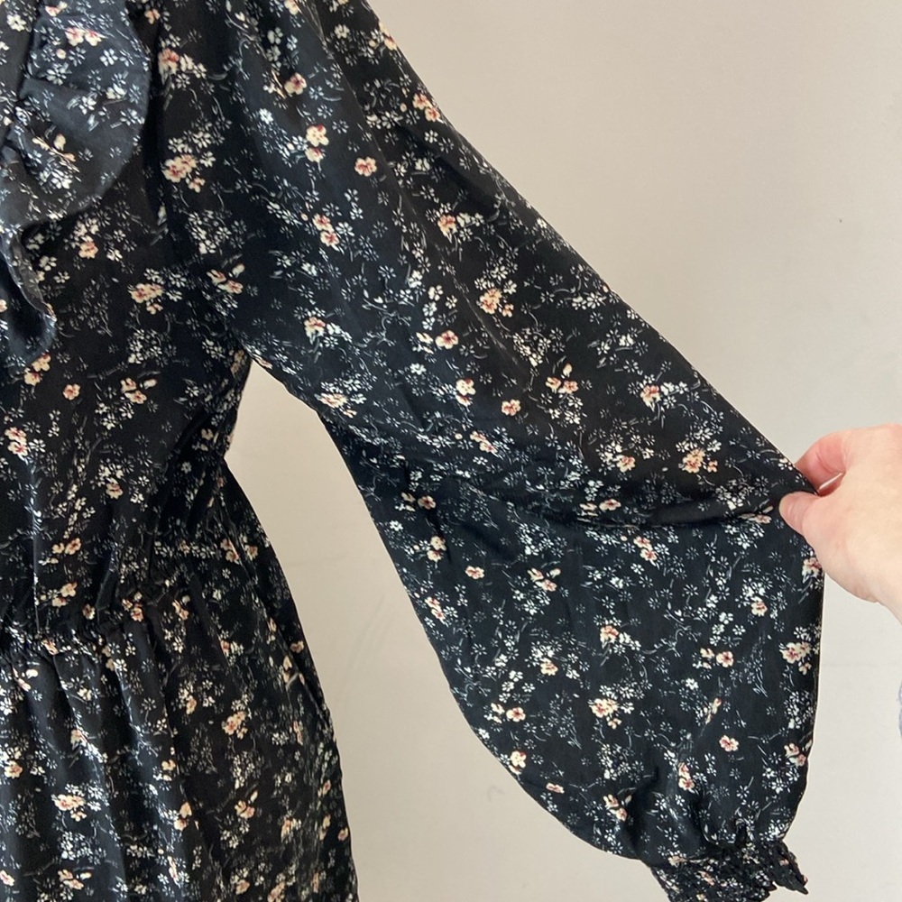 Baltic Born Black Floral Midi Dress - Picture 7 of 14